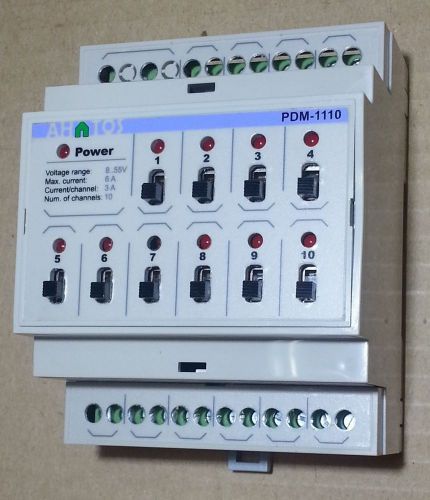 Ahatos power distribution module device switch. home automation pdm-1110 din for sale