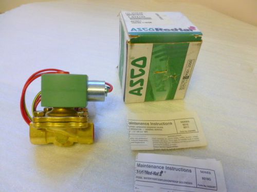 Asco 3/8&#034; 8210G1 8210G001 air water solenoid valve Grainger 3UK48 120vac A602