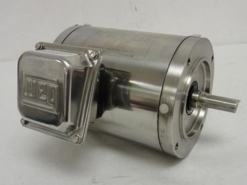 142846 new-no box, weg 3318ep3ess56cfl ss ac/motor 1/3hp 230/460v 1740rpm 3p 60h for sale