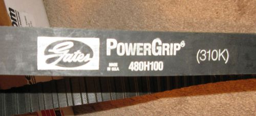 New gates 480h100 powergrip 48&#034;x1&#034; timing belt d310409 made in usa for sale
