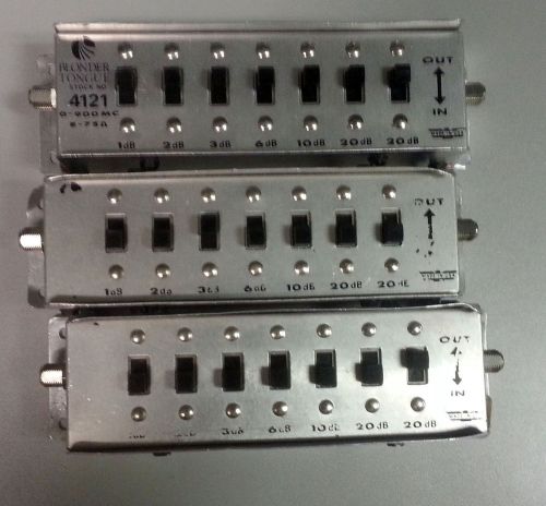 BLONDER TONGUE SA-7U (4121) Slide Switch Attenuator (USED)