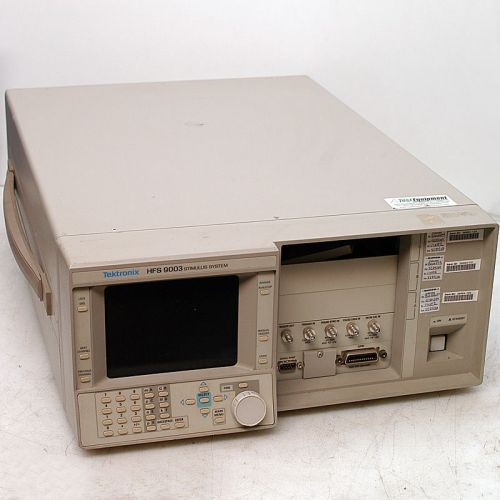 Tektronix HFS 9003 Stimulus System For Parts/Repair No Power Supply HFS9003