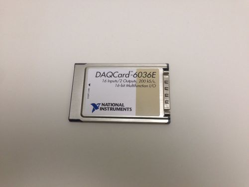 National instruments daqcard-6036e, scb-68 connector block, and rc68-68 for sale