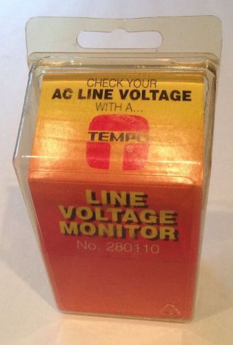 Tempo ac line voltage power monitor radio equipment 120v measure no. 280110 for sale