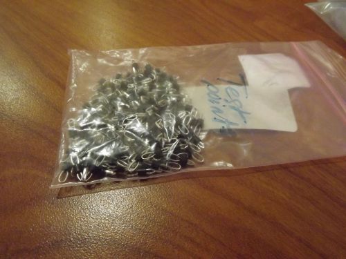 Test points Lot of 150 Black and silver tone