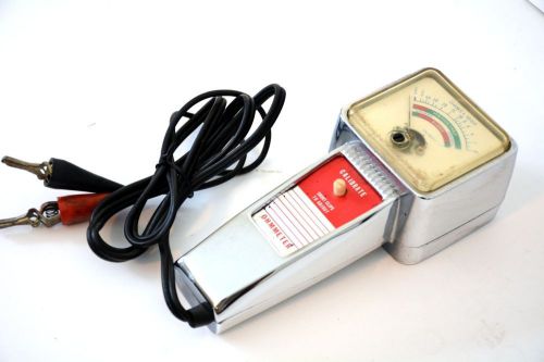 Vintage Kal-Equip Ohmmeter Model R-48 Chrome &amp; Metal Handheld Tested Calibrated
