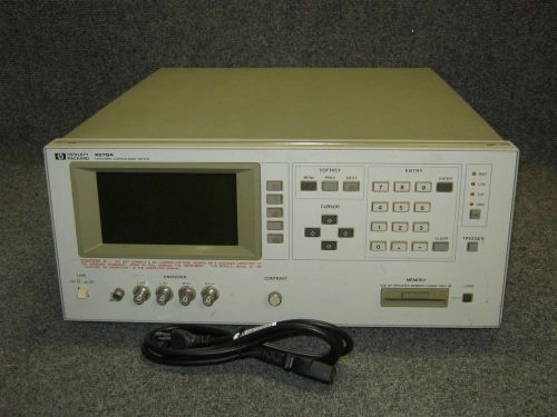 HEWLETT-PACKARD HP 4278A 1kHz/1MHz Industrial Capacitance Meter w/Power Cable
