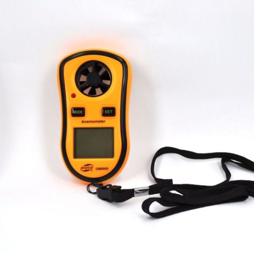 Hot lcd digital wind speed meter anemometer 0.3-30m/s&amp; thermometer -10-45°c for sale