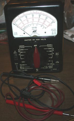 Triplett meter model 630 B-3932 multimeter AC/DC Ohms volts resistance tested