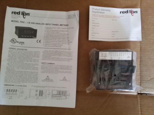RED LION PAXP0000 ANALOG DIGITAL INPUT PANEL PROCESS 85-250V-AC METER B458895