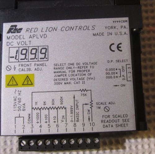 Red Lion Controls APLVD400 NOS