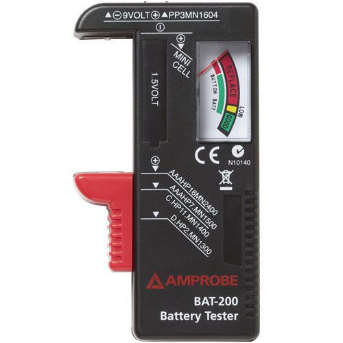 Amprobe bat-200 adjustable battery tester for sale