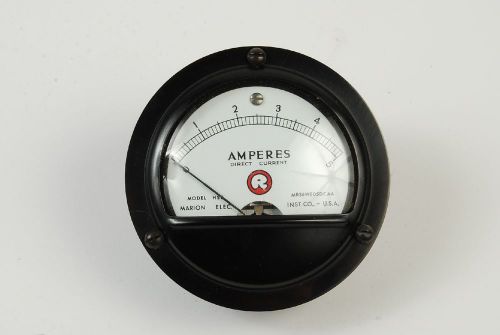 NEW Marion H53 Amperes Direct Current Gauge Meter NOS