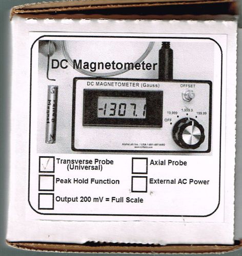 DC Magnetometer (gaussmeter)