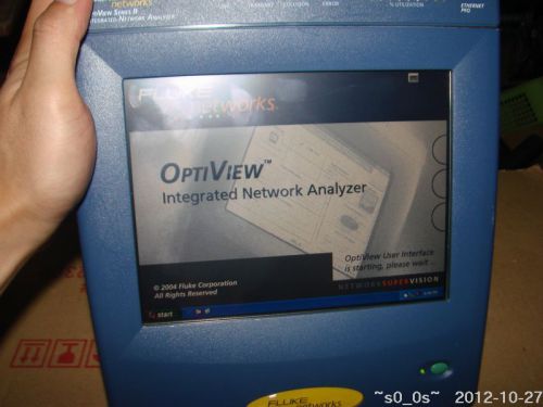 Fluke Networks OptiView Series II Integrated Network Analyzer Tablet PC W/O Accs