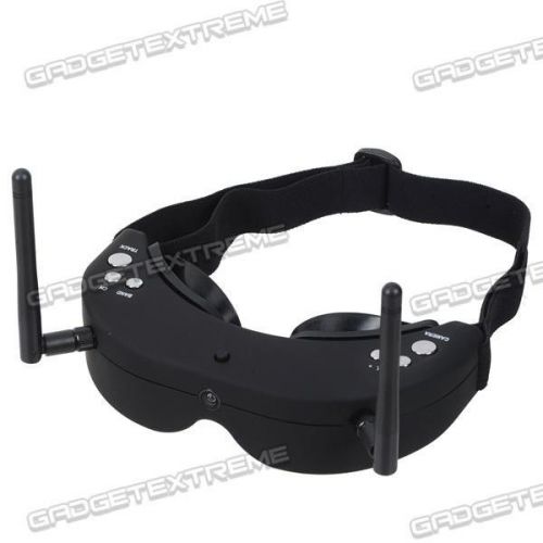 5.8G 32Frequency Point HD 854*480 FPV Video Glasses Head Tracker Receiver 2-6S e