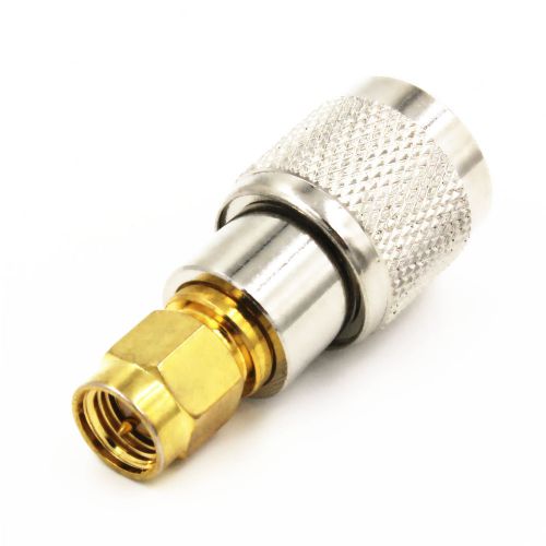10 x TNC male plug to SMA male plug RF coaxial adapter connector