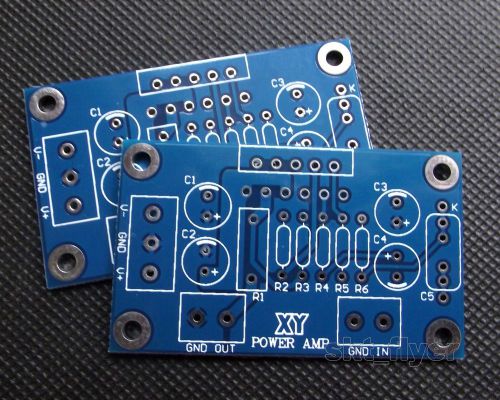 2pcs mini lm3886 hifi audio power amplifier pcb panel design for diy new for sale