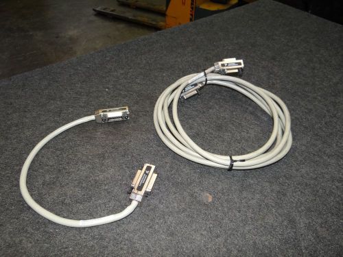 Lot of 2 National Instruments  IEEE 488 GPIB Cable Type X-2 4.1 &amp; 0.6 Meter