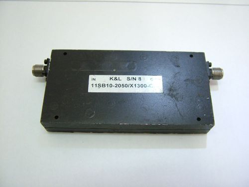 RF BANDPASS K&amp;L FILTER CF 2.15GHz BW 1.7GHz 11SB10-2050/X1300