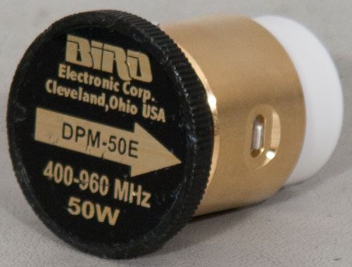 Bird DPM-50E 1.25 W-50 W 400-960 MHz Wattmeter Element/Slug for DPS/5010 50W