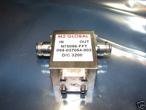 M2 global, coax isolator type n connectors 20db for sale