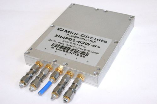 Mini-circuits zn4pd1-63w-s+ 250-6000mhz dc pass power splitter/combiner for sale
