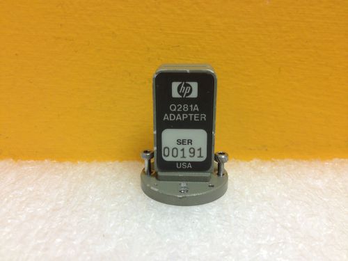 HP Q281A (WR-22) 33 to 50 GHz, 2.4 mm (F) Coaxial Waveguide Adapter