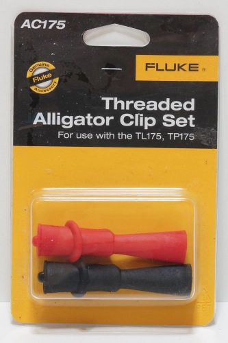 Fluke threaded alligator clip set ac175 for use with tl175, tp175 4101772 for sale