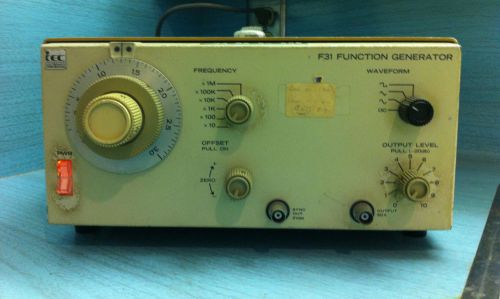 Function Generator Test Equipment Vintage IEC F31