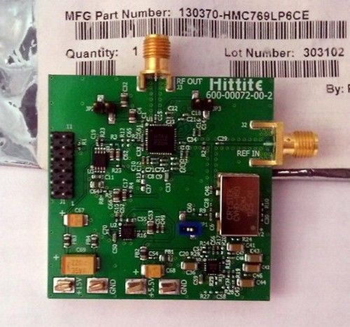 Hittite 130370-hmc769lp6ce eval board single fractional-n pll with vco 10ghz sdr for sale