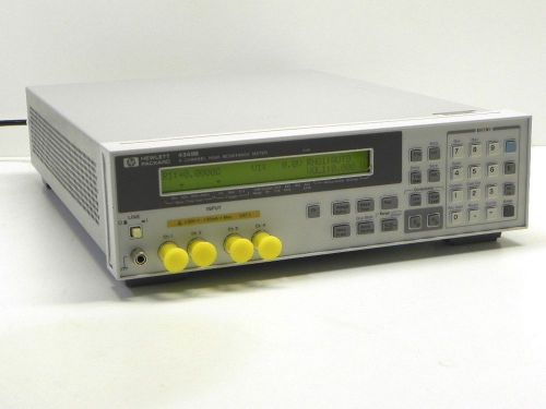 4349B HP/Agilent , High Resistance Meter, 4-Channel, DC