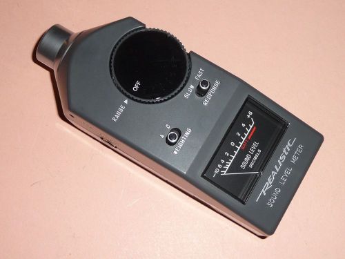 Realistic Sound Level Meter # 42-3019, dB from 60-126, Also Electret Microphone