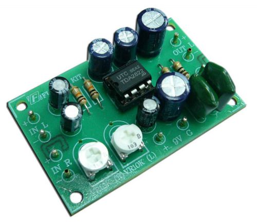 1W Mini Stereo Amplifier TDA2822M Easy 3 - 12VDC supply Assembled Kit [ FA673 ]