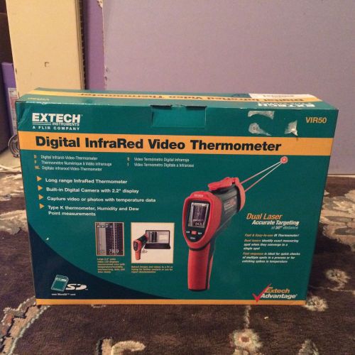 Extech VIR50 Dual Laser IR Infrared Video Thermometer with Built-in VGA Camera