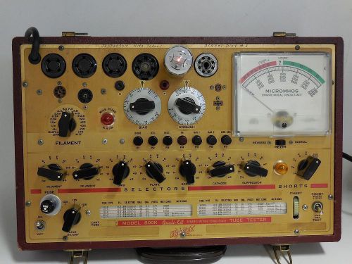 UPDATED AND CALIBRATED HICKOK 800K TRUE MUTUAL TRANSCONDUCTANCE TUBE TESTER