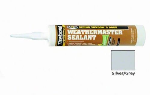 Titebond WeatherMaster Siding, Window, Door Sealant Silver/Grey, 10.1 oz (46651)