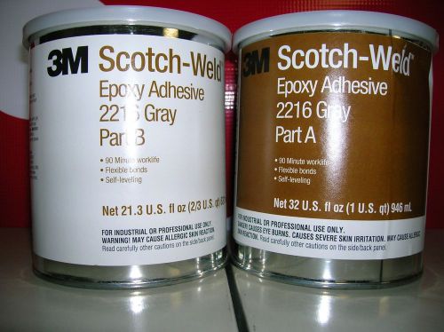 3m 2216 b/a gray quart kit epoxy structural adhesive, industrial, bulk for sale