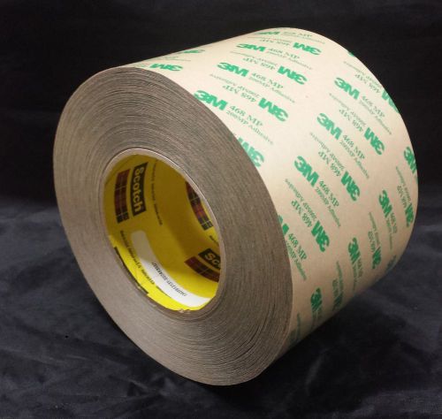 1 Roll 3M 468MP Series Clear High Performance Adhesive Transfer Tape 4&#034; x 60 yds