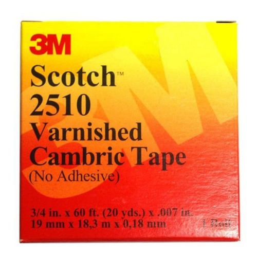 3m scotch varnished cambric tape coated cotton cloth (non- adhesive) 29-6840 for sale