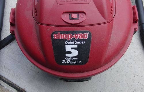 Shop-Vac 5 Gallon 2 HP Wet / Dry Vacuum - Lightly Used