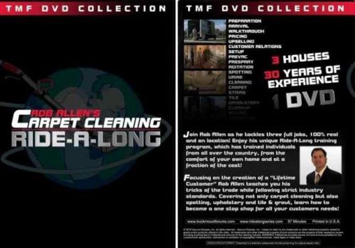 New Rob Allen&#039;s Carpet Cleaning Ride-a-Long DVD