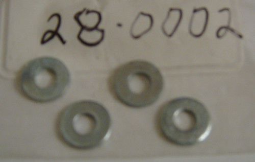 Mi-T-M (4) Washers, Zinc, 1/4&#034;  pt # 28-0002 *NEW* B3