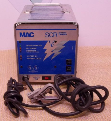 Mac scr 12v  fully automatic battery charger 120/240  scr121037 for sale