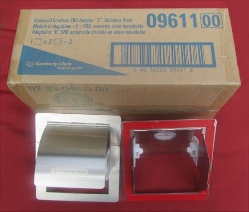 (4) Kimberly Clark Toilet Dispensers - Recessed Coreless SRB E - Brand New 09611