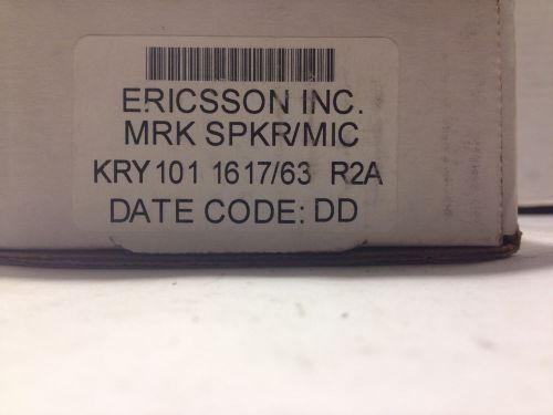 ERICSSON INC. MRK SPKR/MIC KRY101 16 17/63 R2A NEW IN BOX