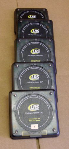 Long Range Systems LRS Coaster Guest Pagers - 5 Each - Check Pictures