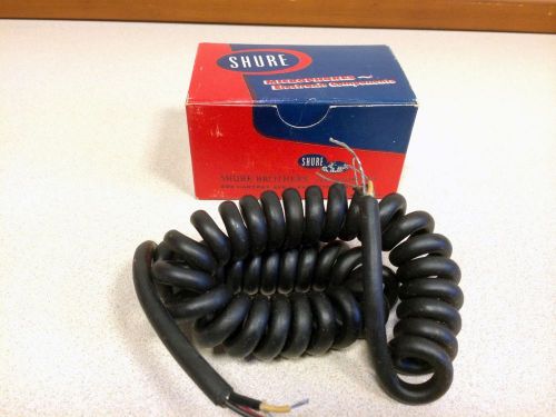 Vintage Shure Model C202C Coiled Cord -NOS