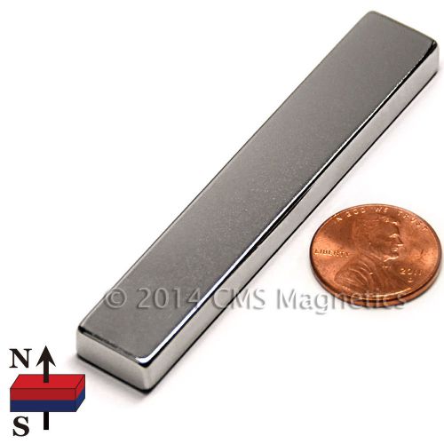 CMS Magnetics Rectangular Neodymium Magnet 3 x1/2 x1/4&#034; Grade N45 100 PC