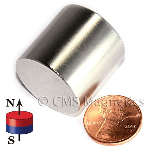 N52 Cylindrical Neodymium Magnet Dia 1 x 1&#034; NdFeB Rare Earth Magnets 16-Count
